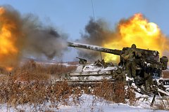 Российские артиллеристы уничтожили пункт управления дронами ВСУ под Херсоном