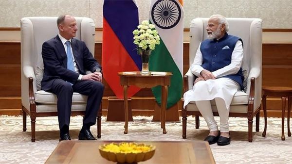 Патрушев и премьер-министр Индии Моди обсудили вопросы сотрудничества<br />
