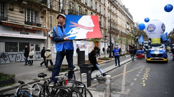 В Париже проходит общенациональная акция против пенсионной реформы